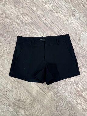 Theory Black Women's Tailored Shorts